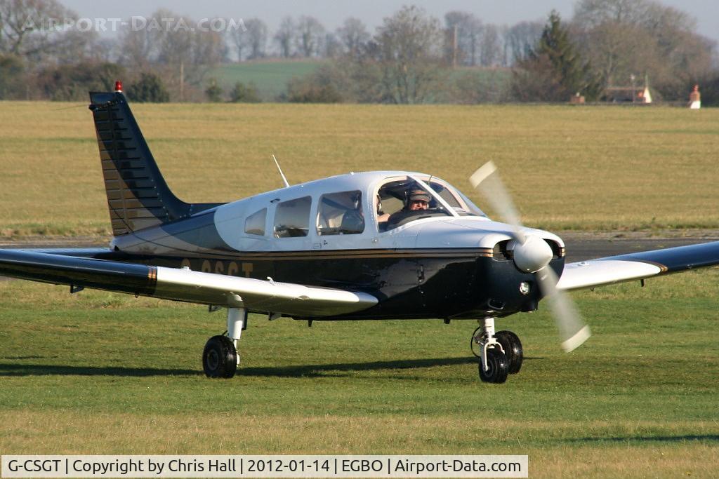 G-CSGT, 1988 Piper PA-28-161 Cherokee Warrior II C/N 2816069, at the Icicle 2012 fly in
