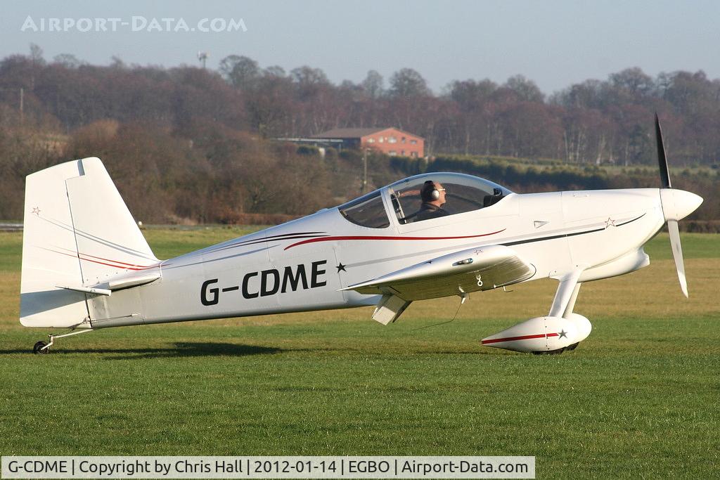 G-CDME, 2006 Vans RV-7 C/N PFA 323-14151, at the Icicle 2012 fly in