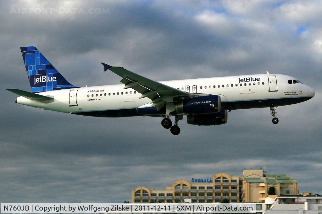 N760JB, 2008 Airbus A320-232 C/N 3659, visitor