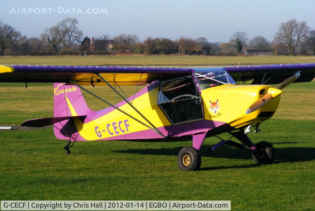 G-CECF, 2006 Just Aircraft Escapade Jabiru (3) C/N BMAA/HB/496, at the Icicle 2012 fly in