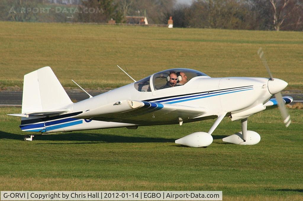 G-ORVI, 1996 Vans RV-6 C/N 20036, at the Icicle 2012 fly in