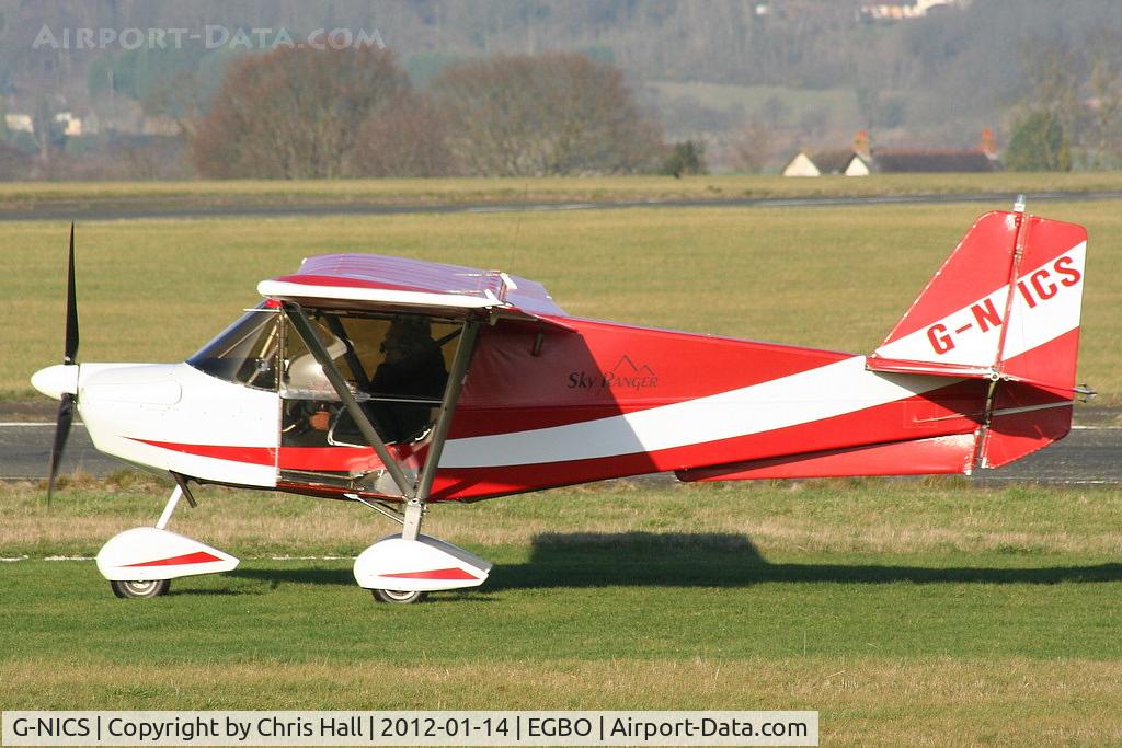 G-NICS, 2008 Best Off Skyranger Swift 912S(1) C/N BMAA/HB/576, at the Icicle 2012 fly in