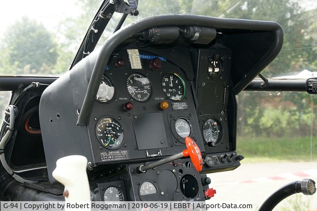 G-94, 1969 Sud Aviation SA-318C Alouette II C/N 2102, 100 YEARS EBBT. Preserved Melsbroek.