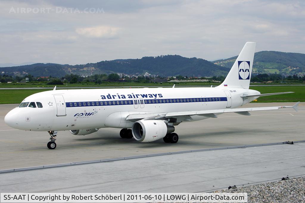 S5-AAT, 1991 Airbus A320-231 C/N 0191, S5-AAT