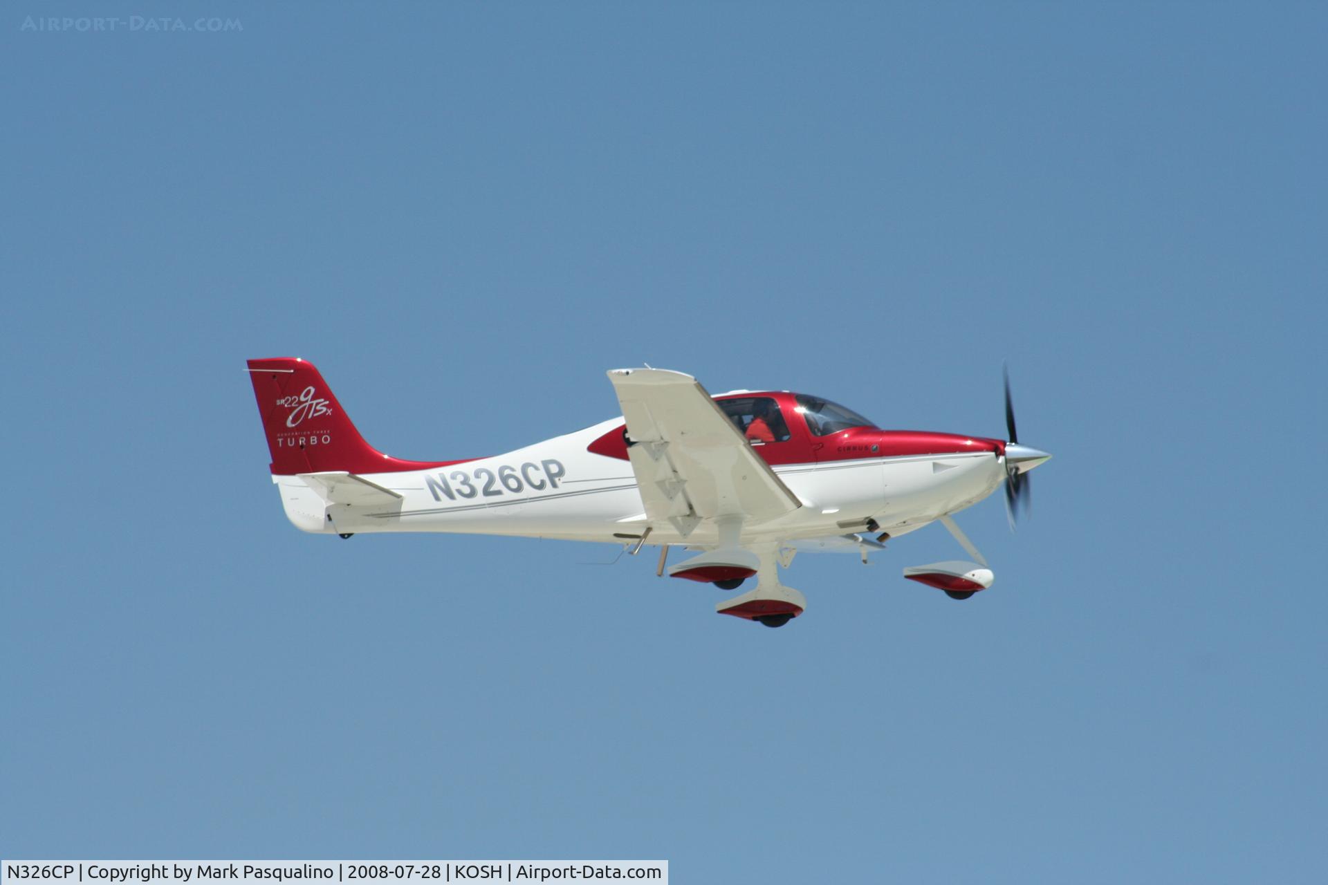 N326CP, 2008 Cirrus SR22 G3 GTS X C/N 3133, Cirrus SR22
