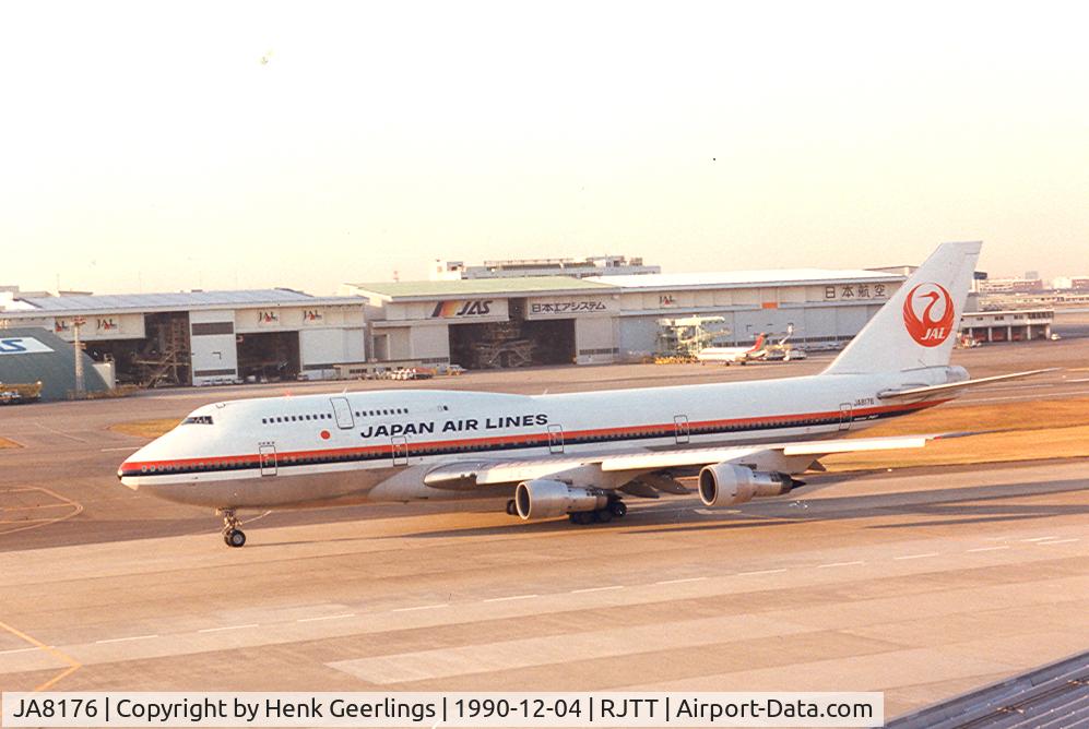 JA8176, 1986 Boeing 747-146B/SR/SUD C/N 23637, Japan Air Lines
