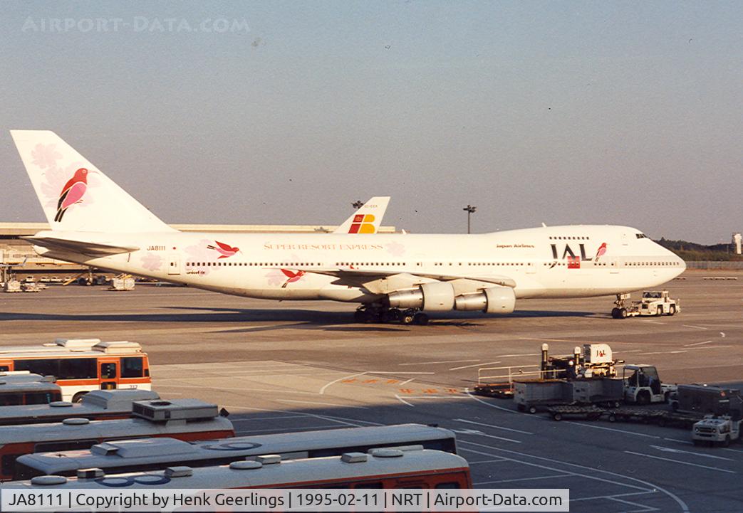 JA8111, 1972 Boeing 747-246B C/N 20505, Japan Air Lines , Super Resort Express