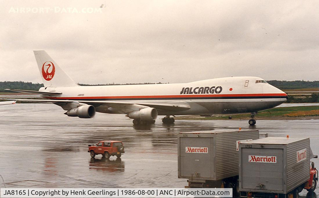 JA8165, 1979 Boeing 747-221F C/N 21743, JAL Cargo