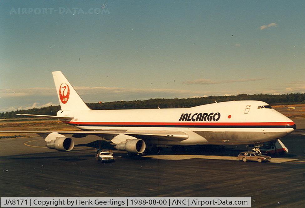 JA8171, 1986 Boeing 747-246F C/N 23391, JAL Cargo