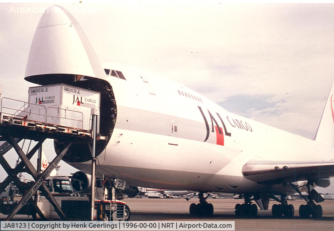 JA8123, 1974 Boeing 747-246F C/N 21034, JAL Cargo  1996