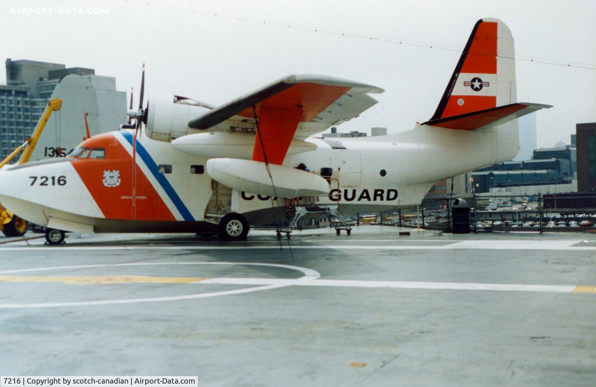 7216, 1951 Grumman UF-1G Albatross C/N G-292, US Coast Guard Grumman UF-1G Albatross S/N 7216 at the Intrepid Sea-Air-Space Museum, New York City, NY - circa early 1990's