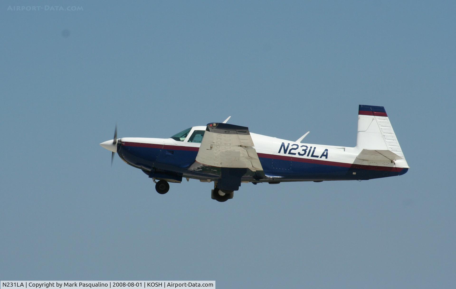 N231LA, 1978 Mooney M20K C/N 25-0014, Mooney M20K