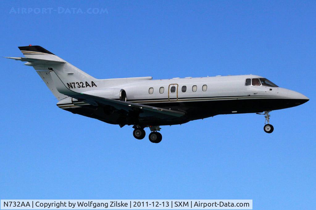 N732AA, British Aerospace BAe.125-800A C/N 258243, visitor