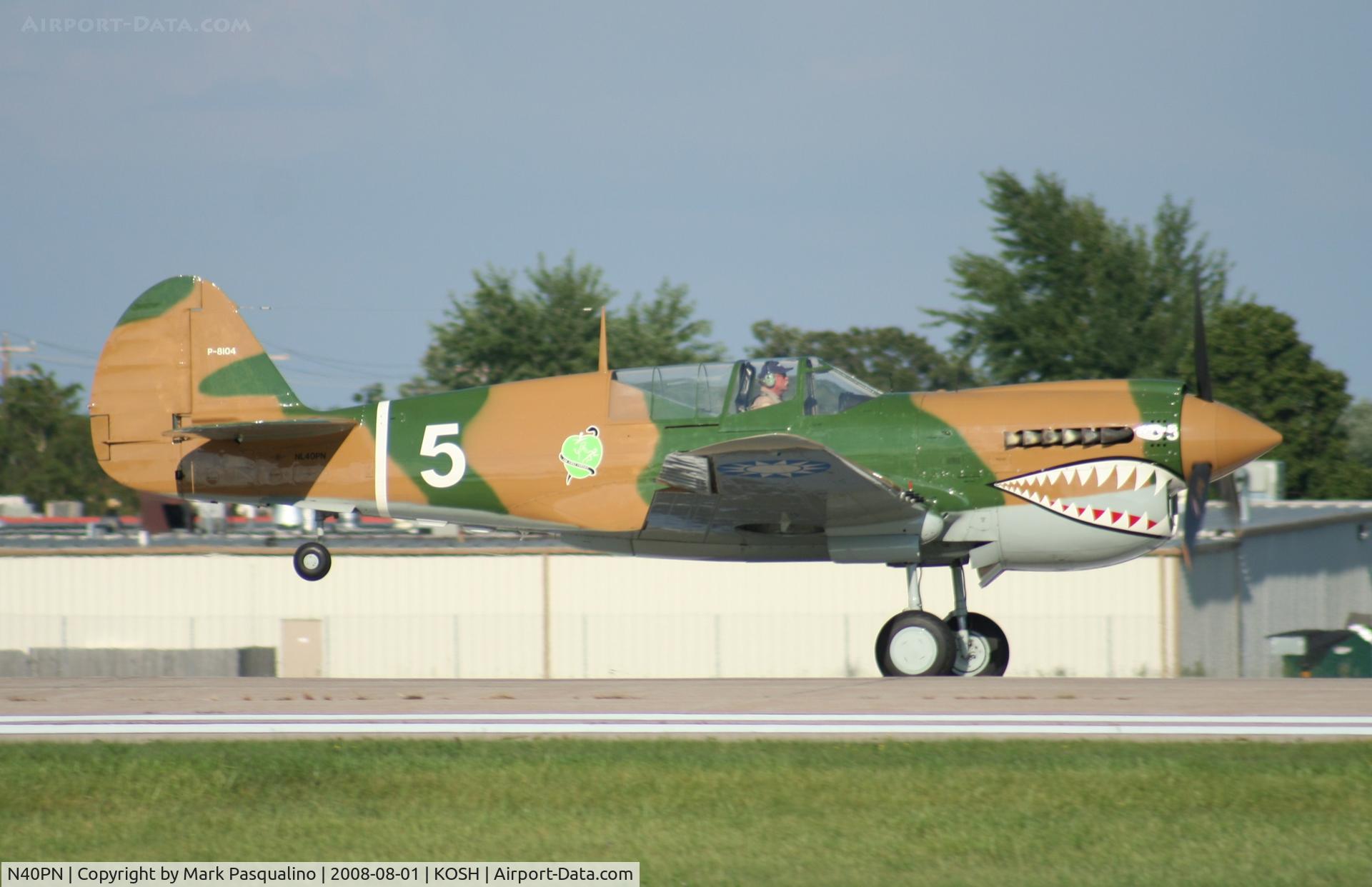 N40PN, 1944 Curtiss P-40N Warhawk C/N 33109, Curtiss P-40N