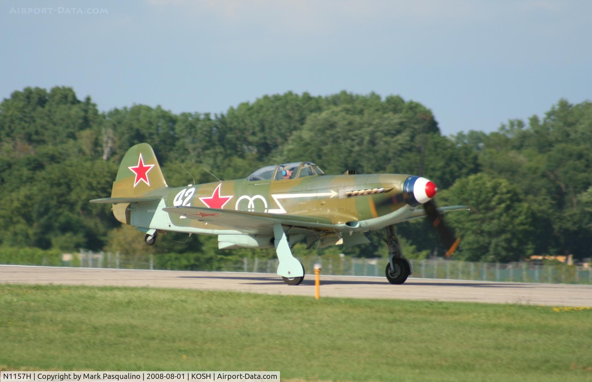 N1157H, 1994 Yakovlev Yak-9U-M C/N 0470402, YAK-9U-M