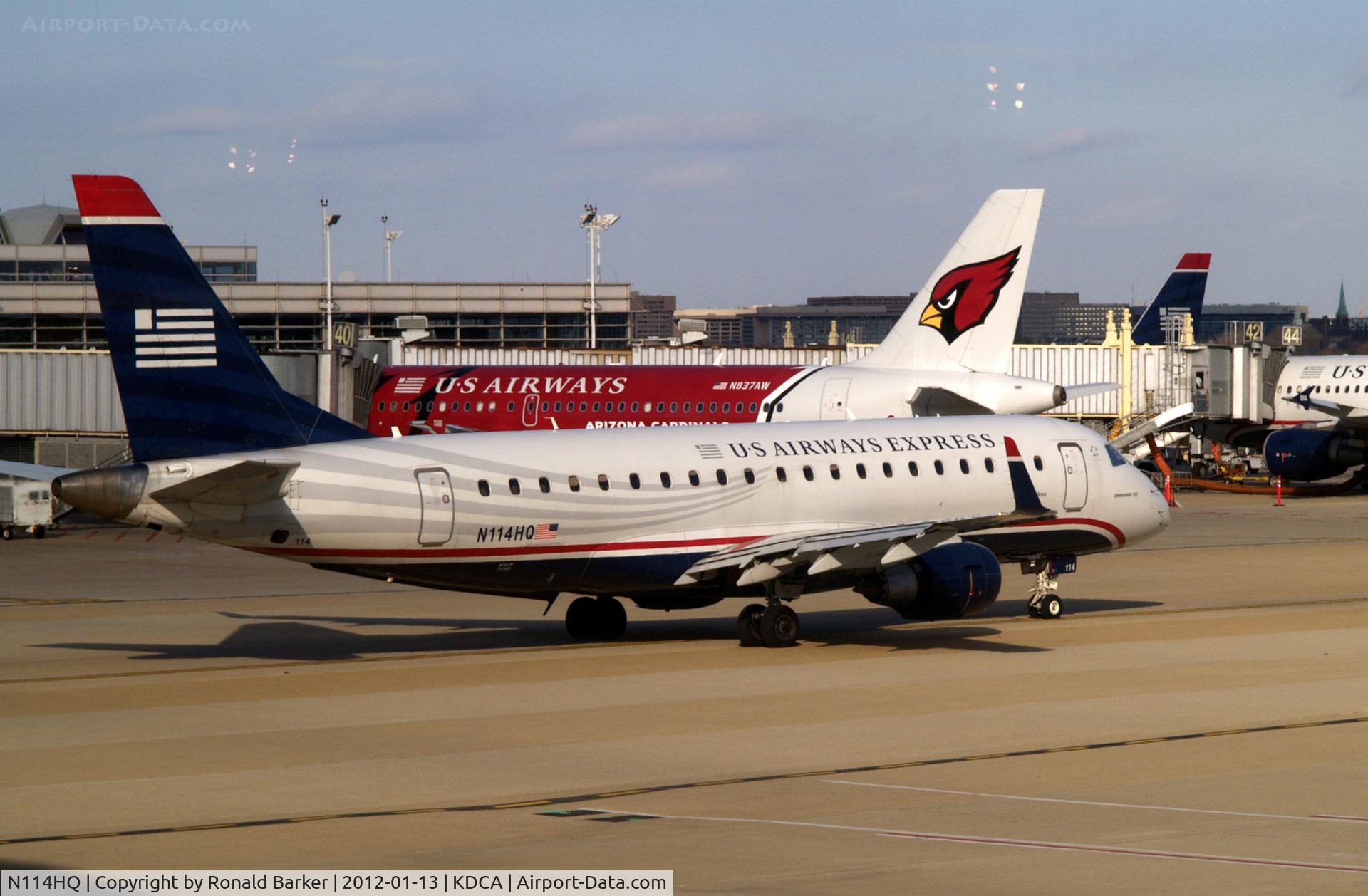 N114HQ, 2007 Embraer 175LR (ERJ-170-200LR) C/N 17000179, National