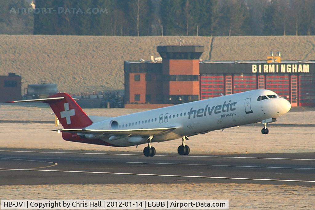 HB-JVI, 1990 Fokker 100 (F-28-0100) C/N 11325, Helvetic Airways