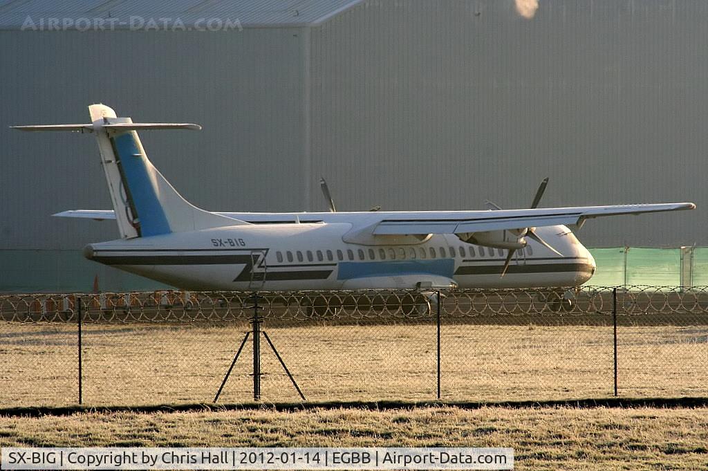 SX-BIG, 1992 ATR 72-202 C/N 290, ex Olympic Airlines ATR 72 in storage at Birmingham Airport