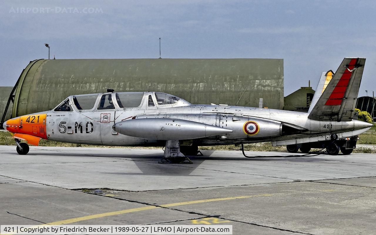 421, 1963 Fouga CM-170 Magister C/N 421, static display