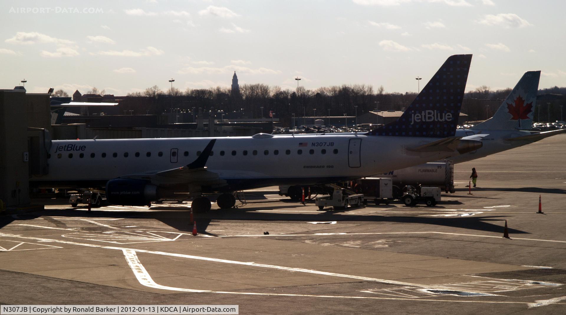 N307JB, 2009 Embraer ERJ-190-100 IGW 190AR C/N 19000286, National
