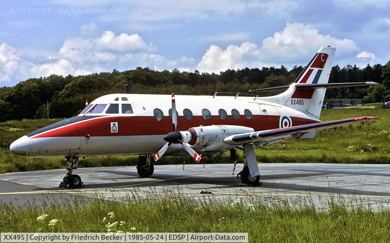 XX495, Scottish Aviation HP-137 Jetstream T.1 C/N 423, static display