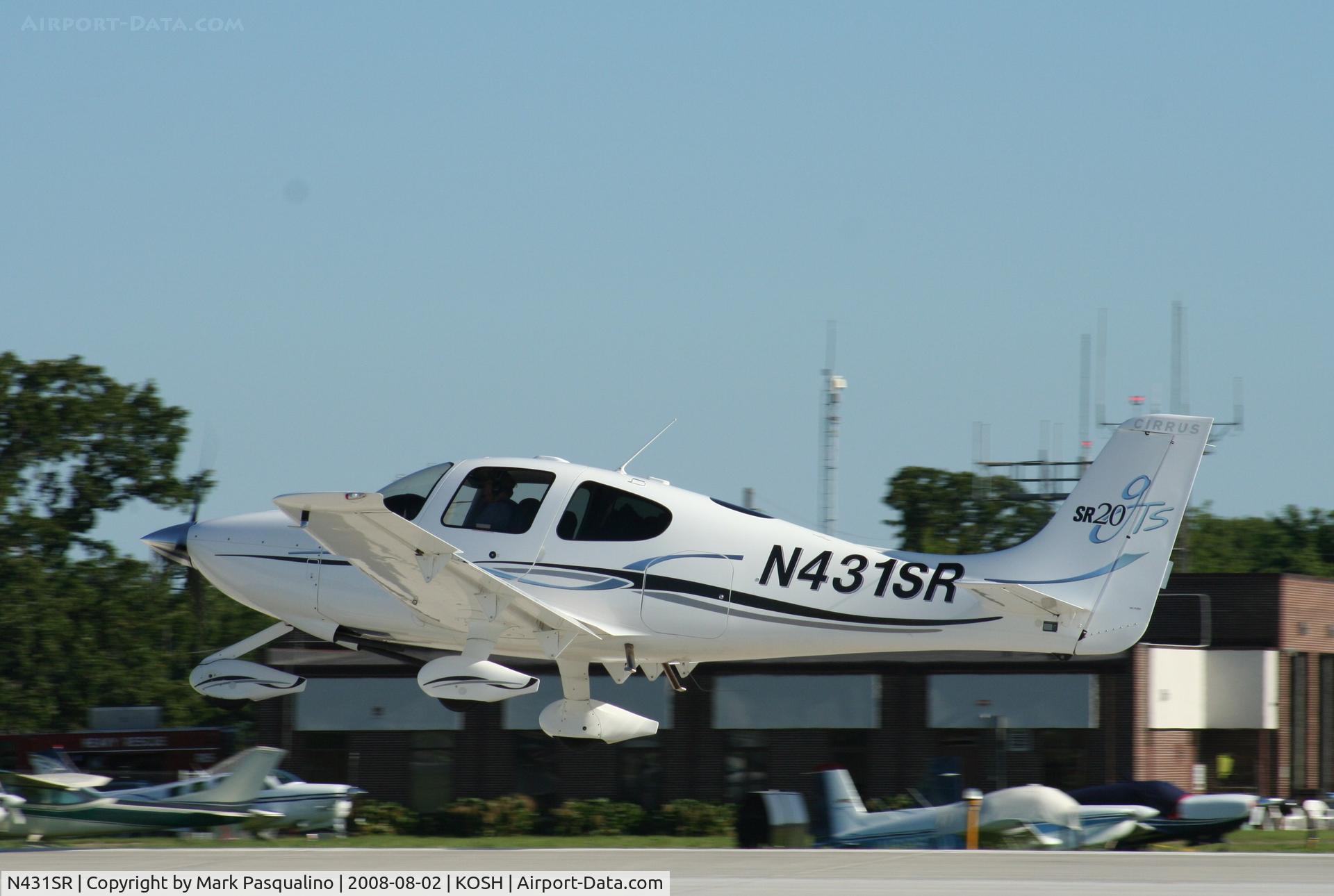 N431SR, 2006 Cirrus SR20 GTS C/N 1754, Cirrus SR20