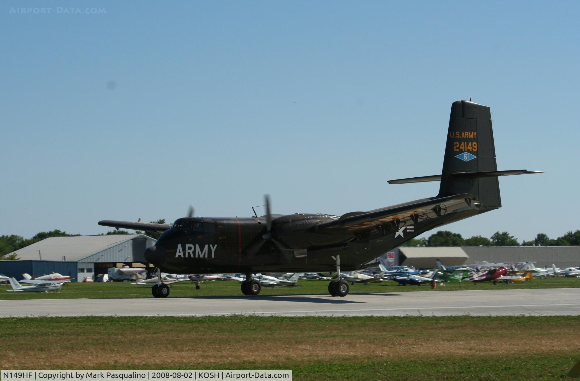 N149HF, 1962 De Havilland Canada DHC-4A Caribou C/N 85, DHC-4A