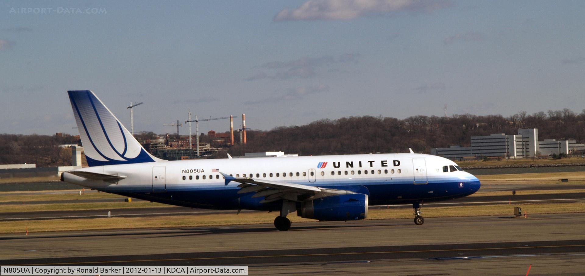 N805UA, 1998 Airbus A319-131 C/N 783, National