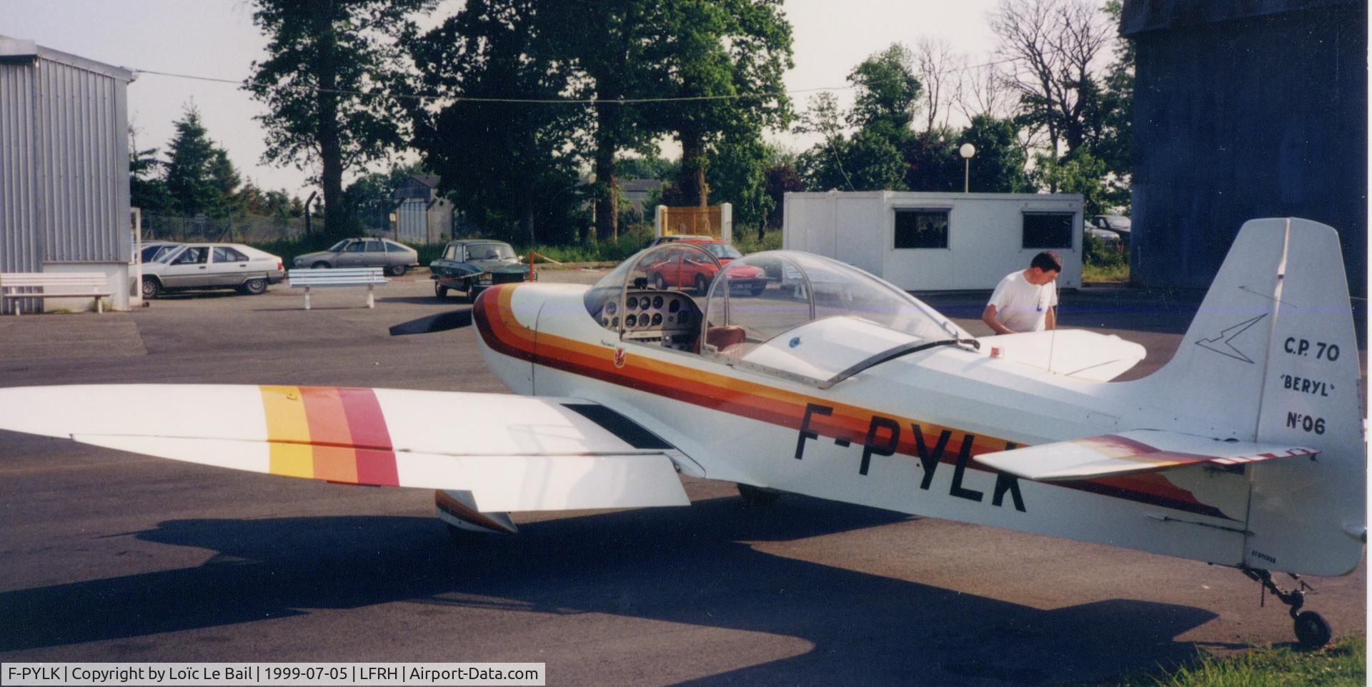 F-PYLK, Piel CP-70 Beryl C/N 06, A plane among the jewels from the great designer Claude Piel, this is the sixth in the series of CP 70, the F-PYLK