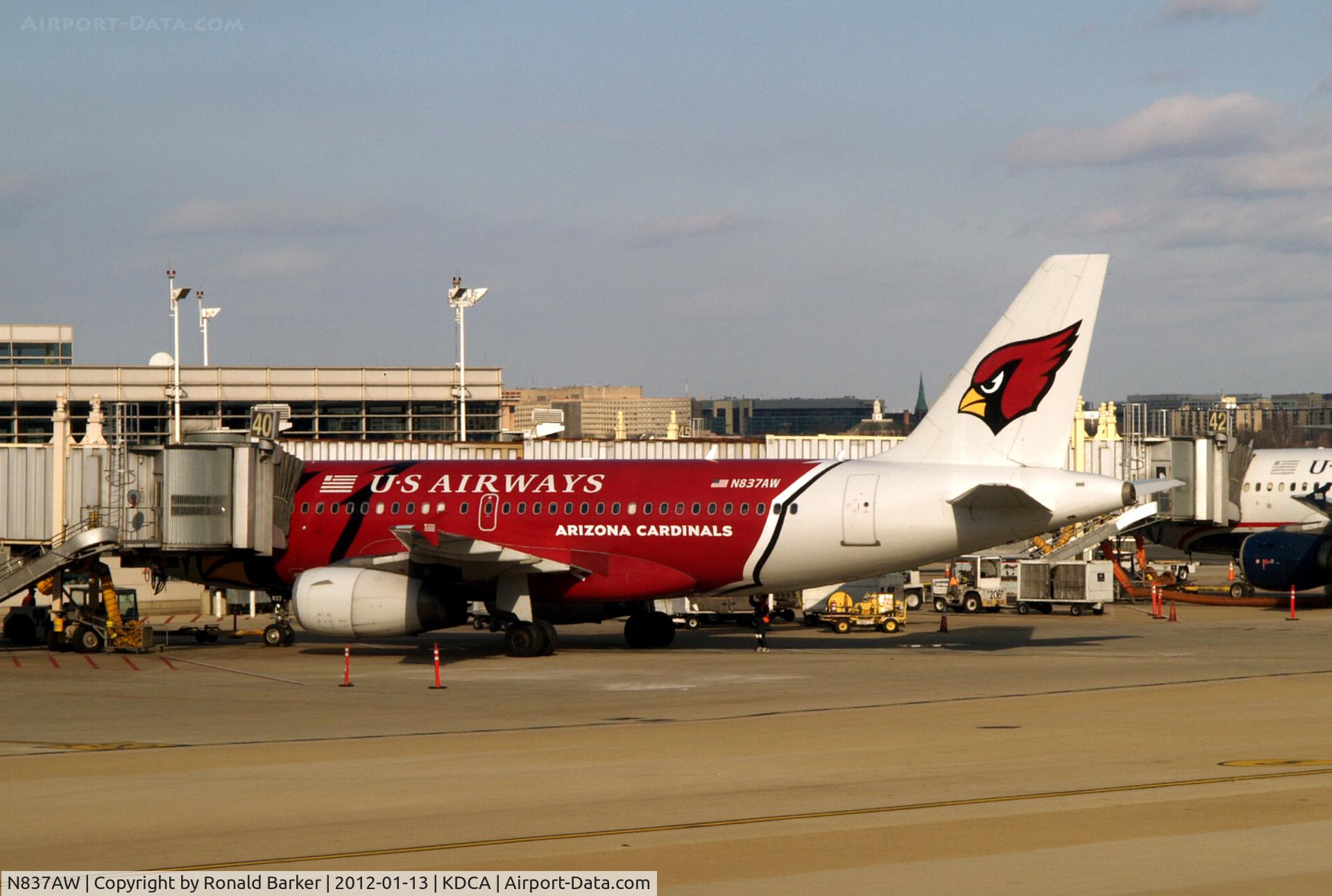 N837AW, 2005 Airbus A319-132 C/N 2595, AZ Cardinal livery
