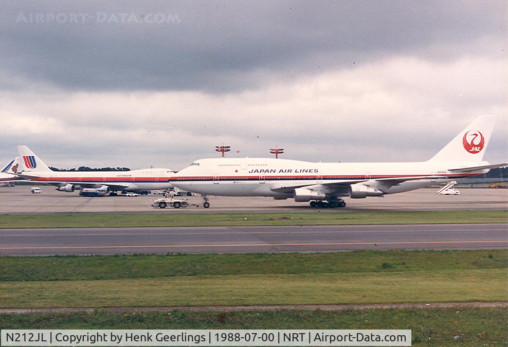 N212JL, 1983 Boeing 747-346 C/N 23067, Japan Air Lines