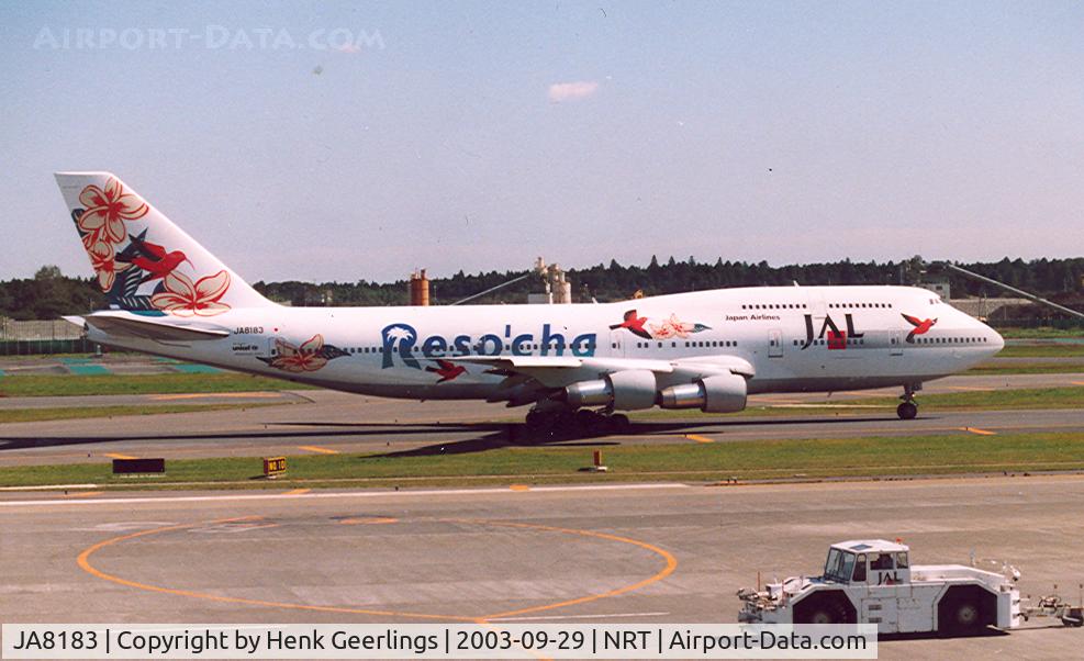 JA8183, 1987 Boeing 747-346 C/N 23967, Japan Air Lines

Spcl logo 