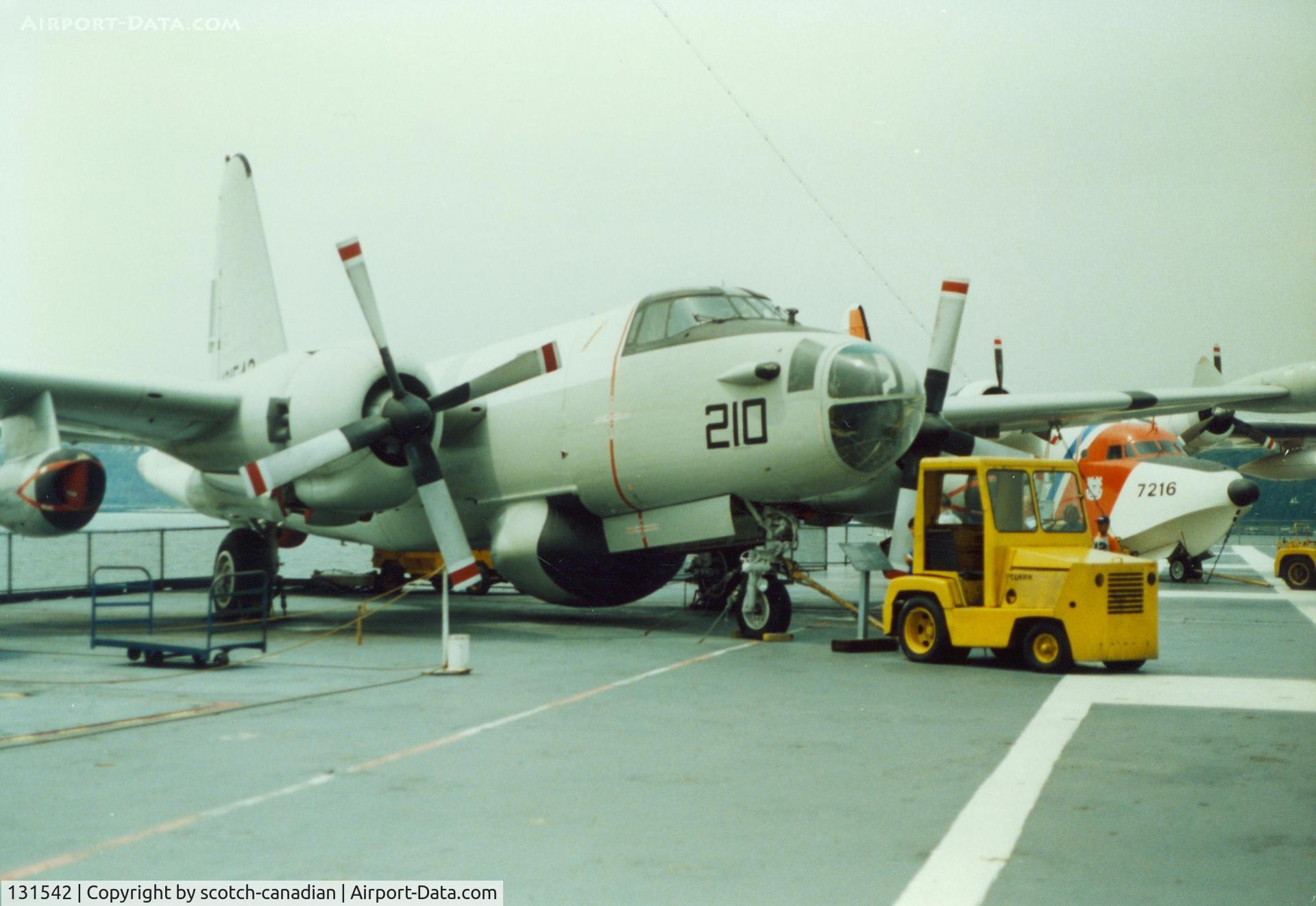 131542, Lockheed P2V-5 Neptune C/N 426-5423, Lockheed P2V-5 Neptune Patrol Bomber S/N 131542 at the Intrepid Sea-Air-Space Museum, New York City, NY - circa early 1990's
