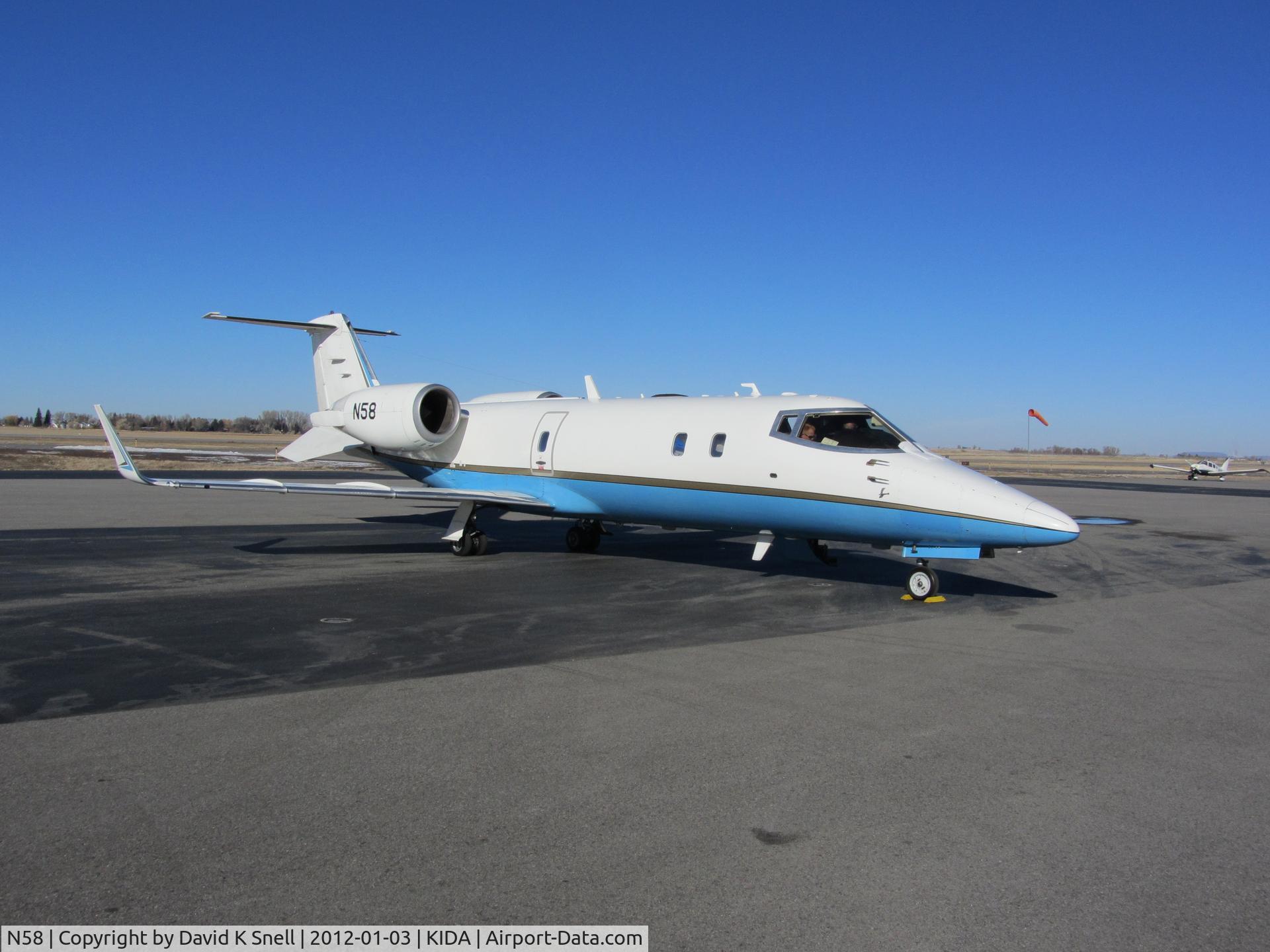N58, 1995 Learjet Inc 60 C/N 057, Flight Check 58