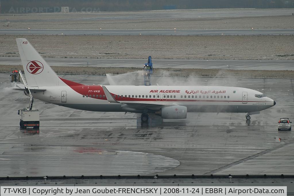 7T-VKB, 2005 Boeing 737-8D6 C/N 34165, dégivrage Air Algérie