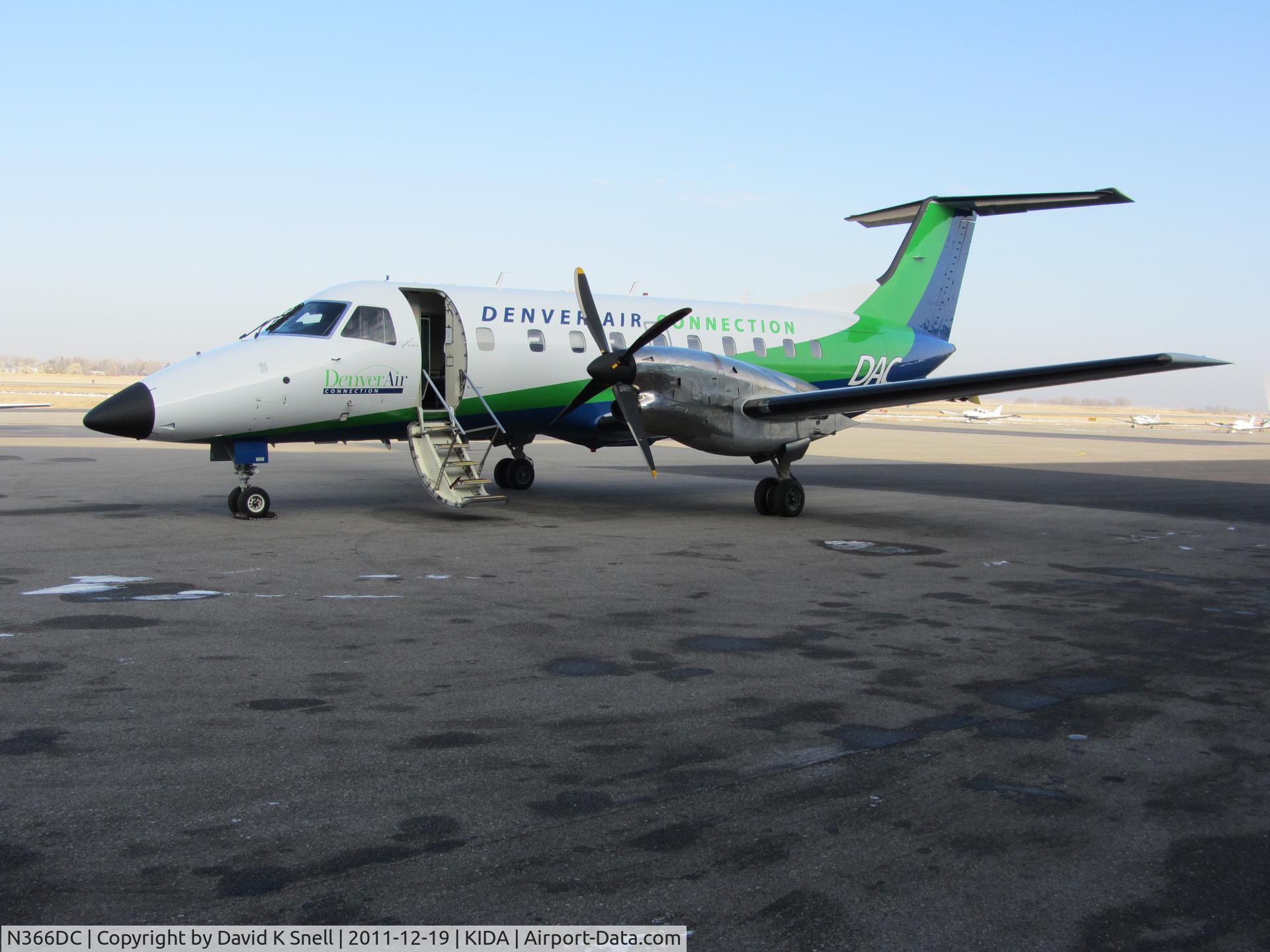 N366DC, 1994 Embraer EMB-120ER Brasilia C/N 120.288, On the Ramp at Aero Mark
