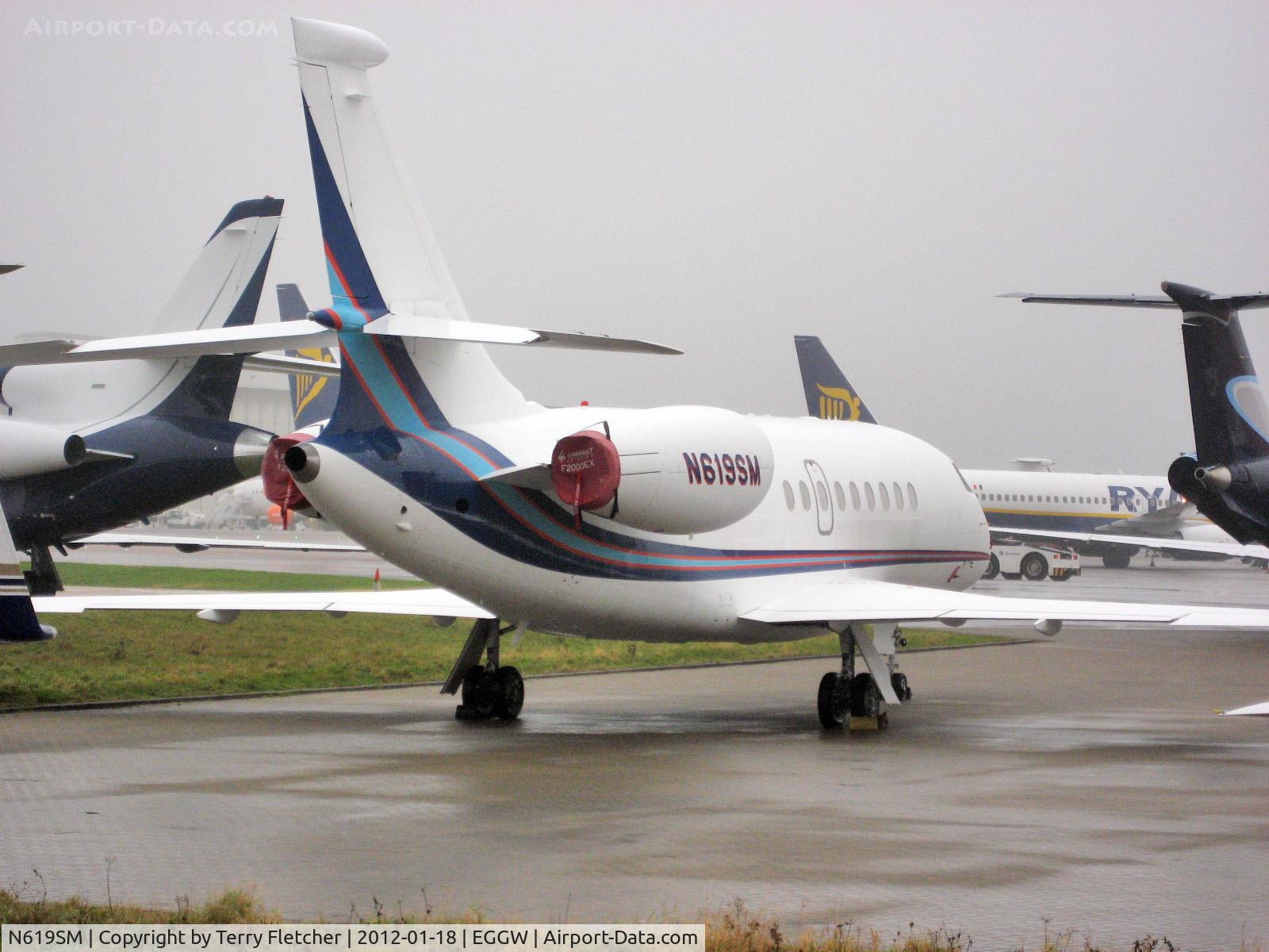 N619SM, 2006 Dassault Falcon 2000EX C/N 112, 2006 Dassault FALCON 2000EX, c/n: 112 at Luton
