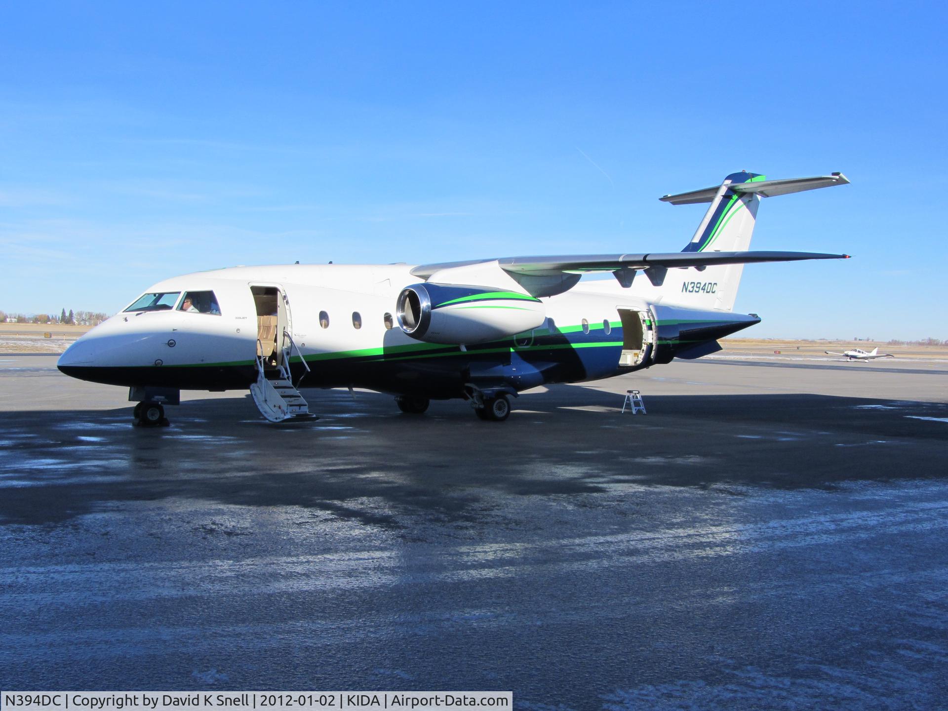 N394DC, 2001 Fairchild Dornier 328-300 328JET C/N 3174, On the Ramp at Aero Mark