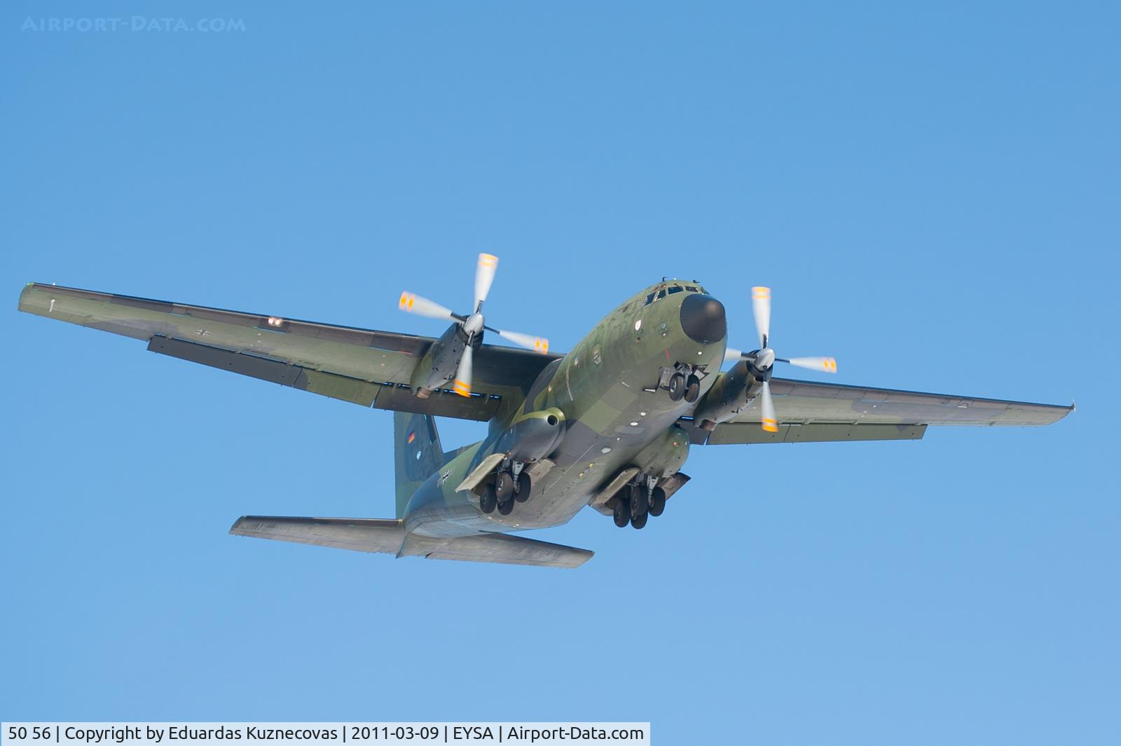 50 56, Transall C-160D C/N D78, Clear to land