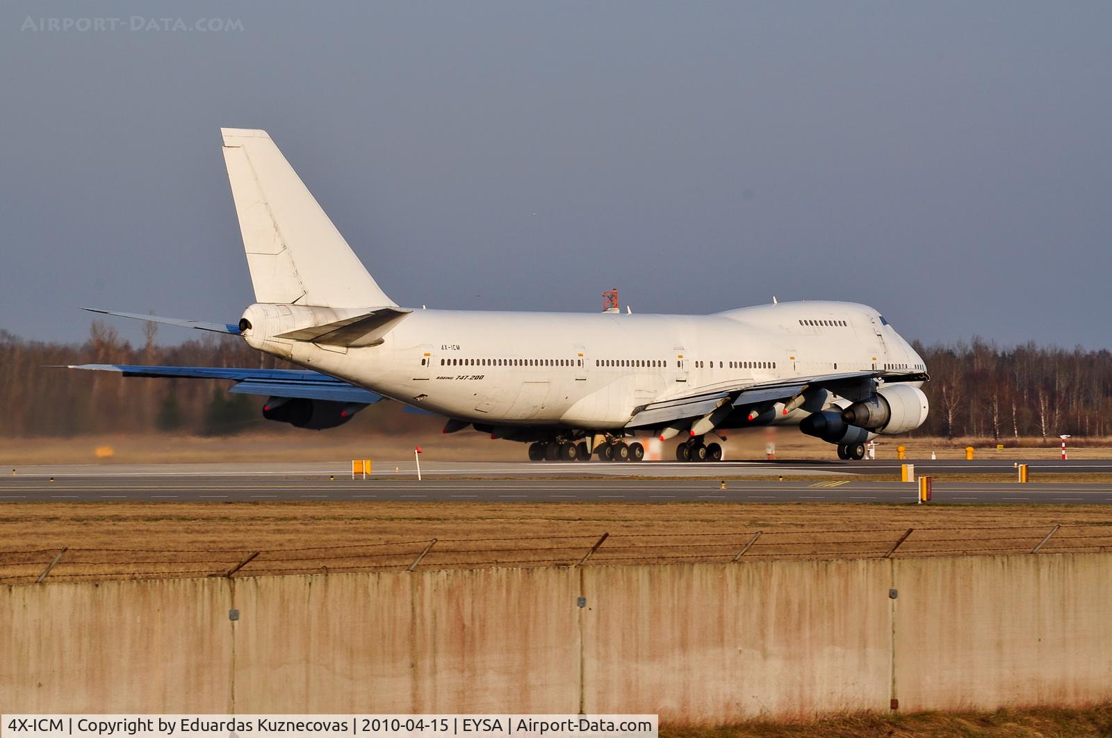 4X-ICM, 1980 Boeing 747-271C C/N 21965, Take Off RWY 14L
