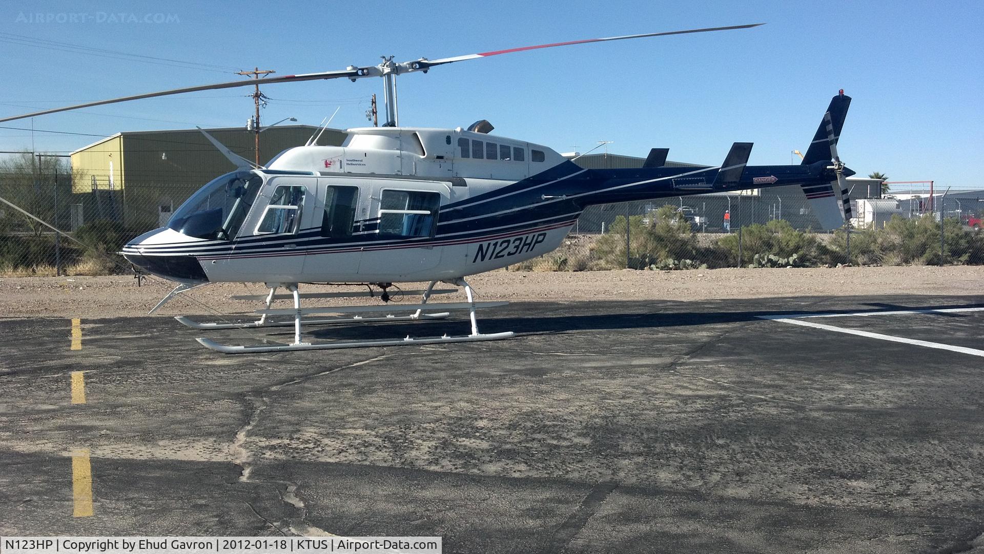 N123HP, 1980 Bell 206L-1 LongRanger II C/N 45394, N123HP, Southwest Heliservices, KTUS