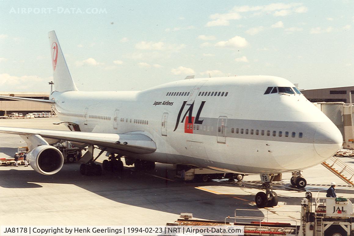 JA8178, 1986 Boeing 747-346 C/N 23639, Japan Airlines - JAL