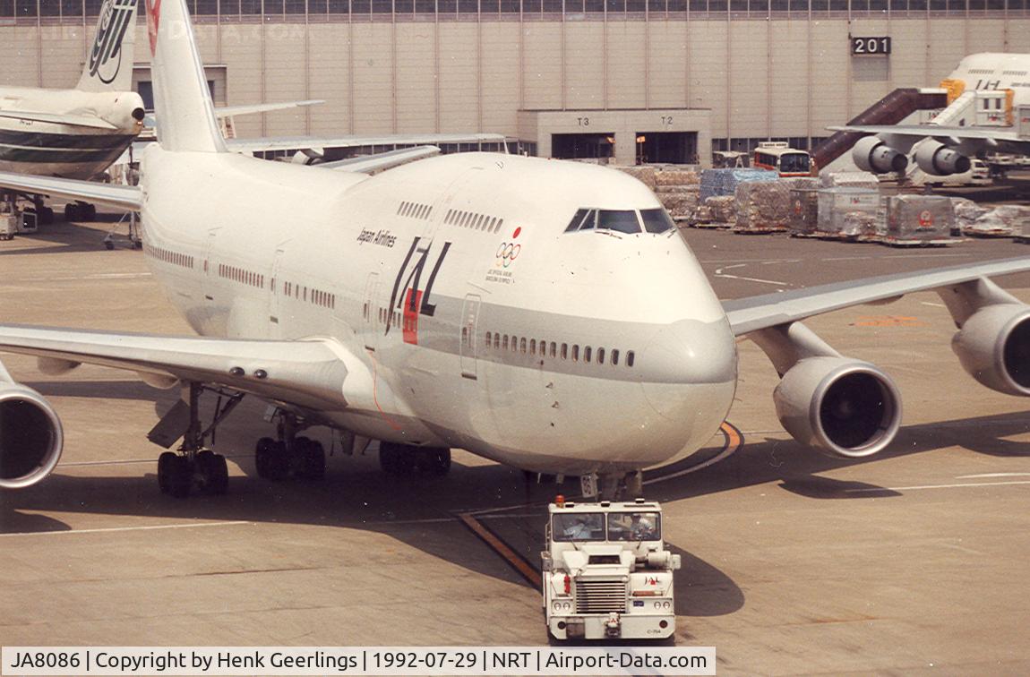 JA8086, 1991 Boeing 747-446 C/N 25308, Japan Airlines - JAL.
Official Logo Olympic Games Barcelona