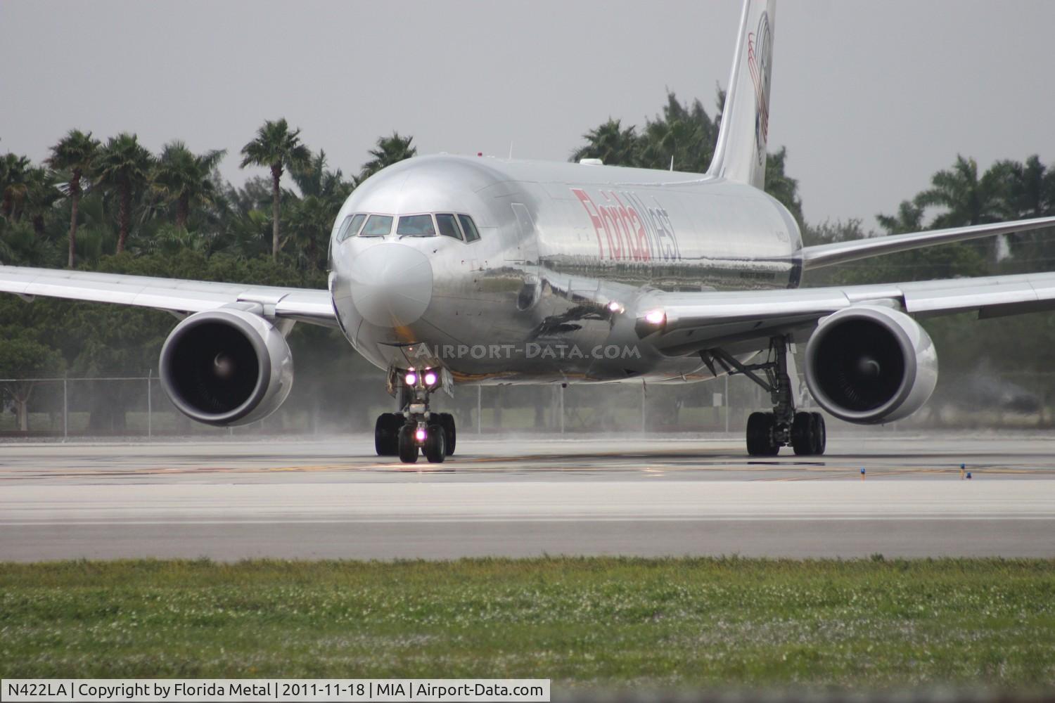 N422LA, 2007 Boeing 767-346F C/N 35818, Florida West 767