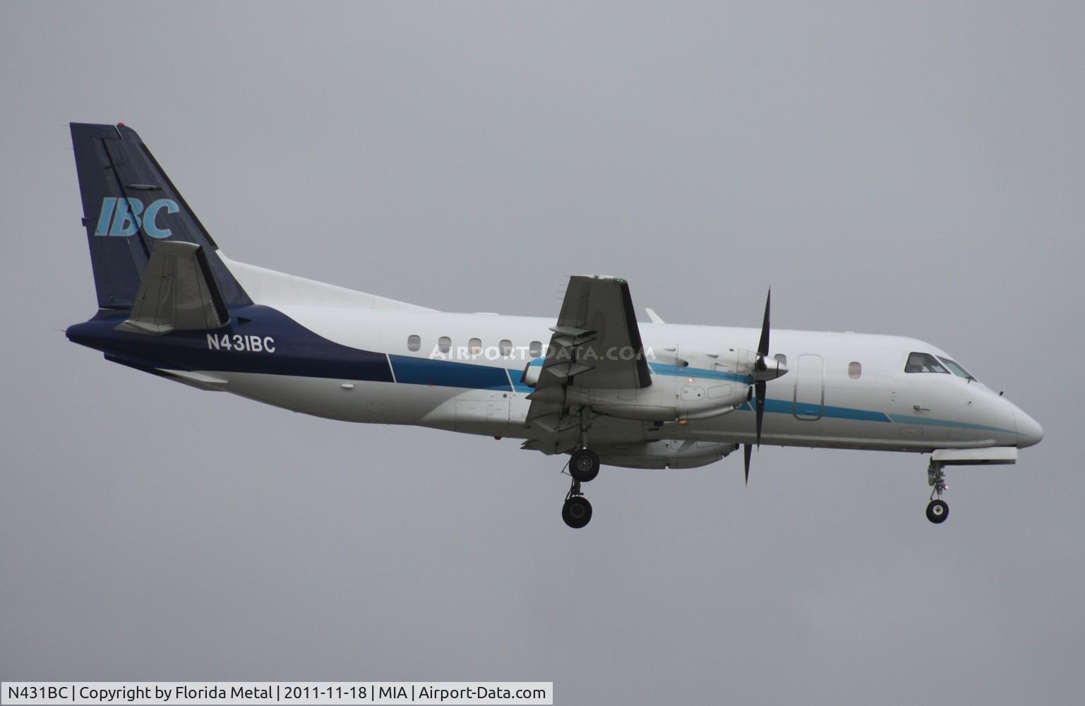 N431BC, 1991 Saab 340B C/N 340B-260, IBC Saab 340