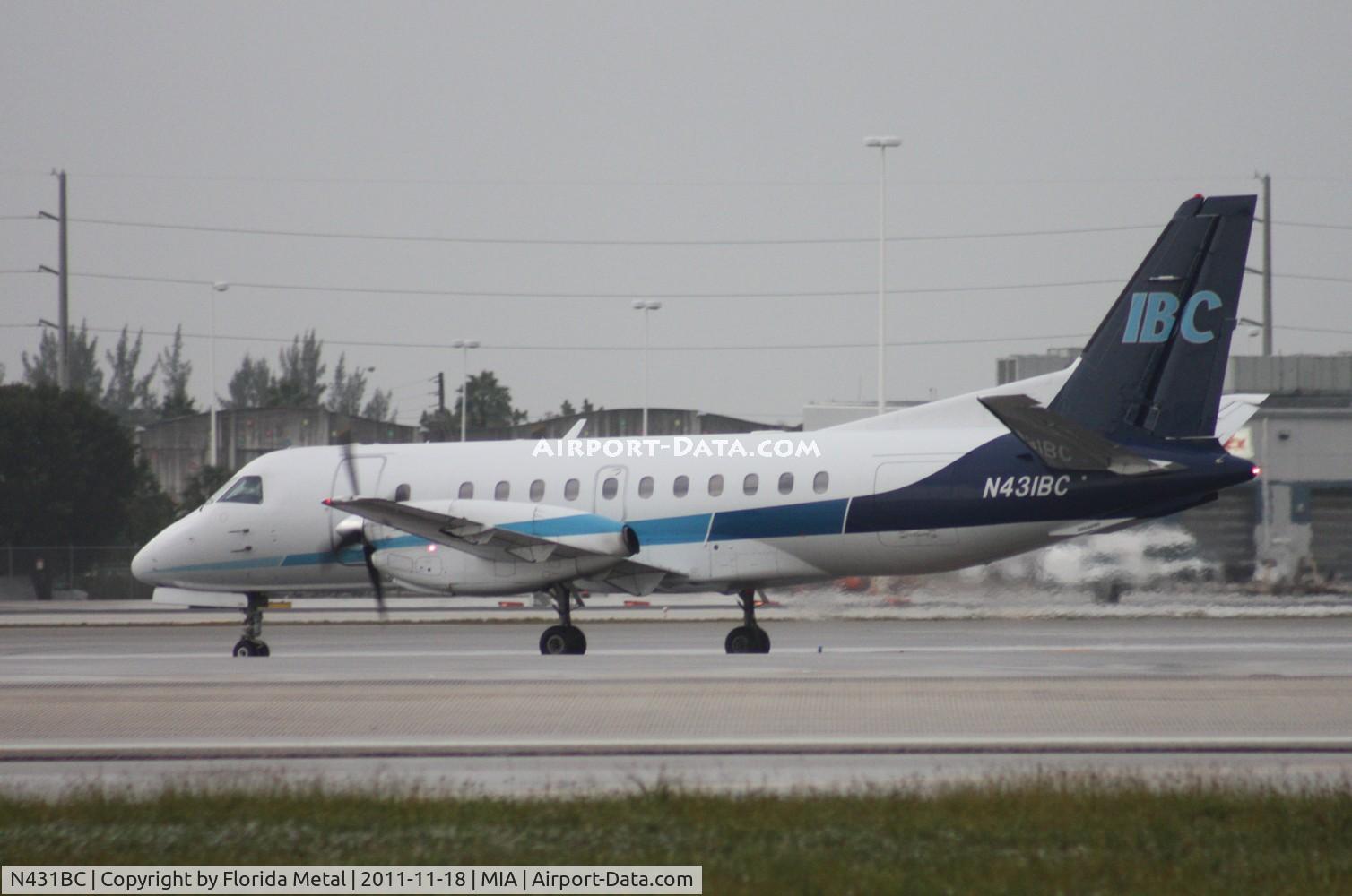 N431BC, 1991 Saab 340B C/N 340B-260, IBC Saab 340