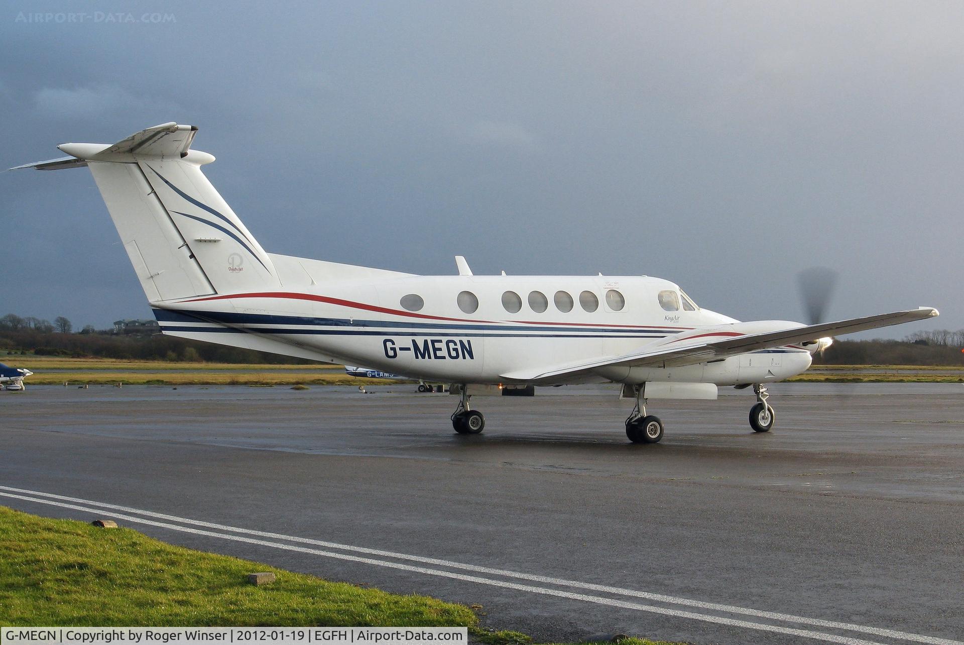 G-MEGN, 1995 Beech B200 Super King Air King Air C/N BB-1518, Super King Air of Cardiff based Dragonfly Aviation Services.