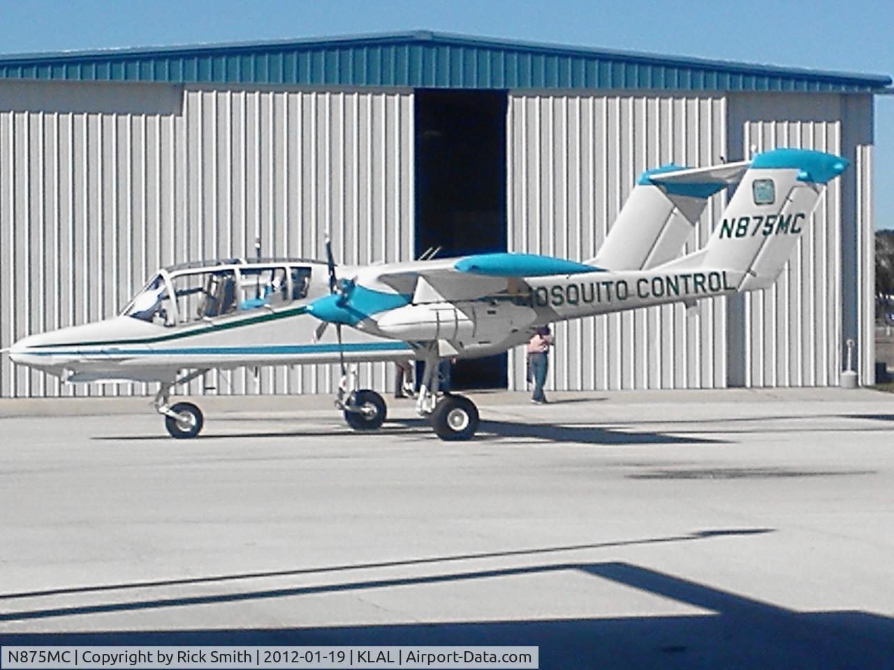 N875MC, North American Rockwell OV-10D Bronco C/N 305-81, OV-10 Bug killer at Lakeland Airport