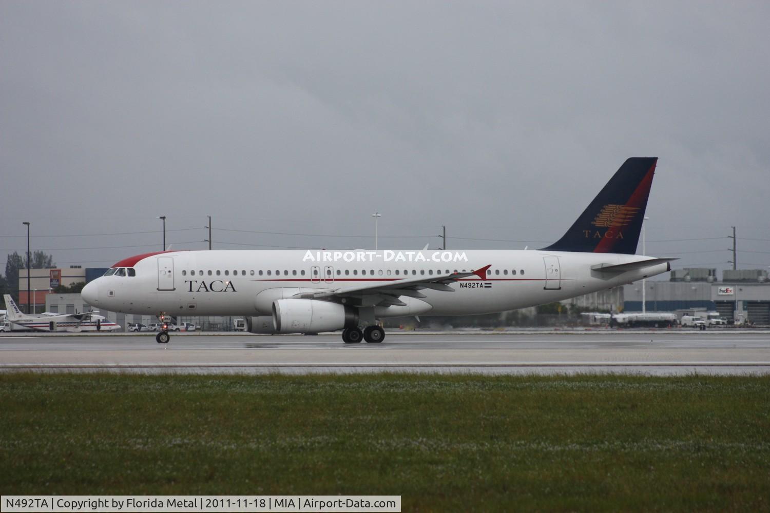 N492TA, 2005 Airbus A320-233 C/N 2434, Taca A320