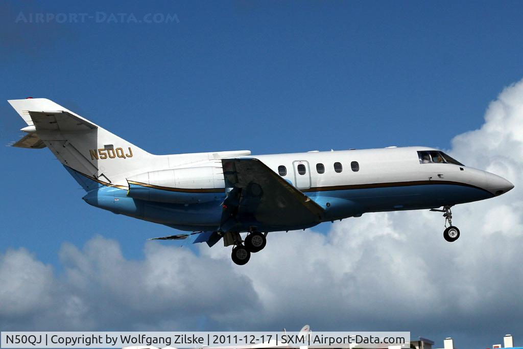 N50QJ, British Aerospace BAe.125 Series 800A C/N 258216, visitor